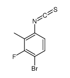 4-Bromo-3-fluoro-2-methylphenylisothiocyanate structure