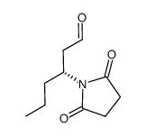 (R)-3-(2,5-dioxopyrrolidin-1-yl)hexanal结构式