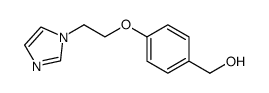 [4-(2-imidazol-1-ylethoxy)phenyl]methanol结构式