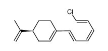 (S)-1-[(1E,3Z,5E)-6-chlorohexa-1,3,5-trienyl]-4-(prop-1-en-2-yl)cyclohex-1-ene Structure