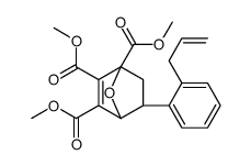 trimethyl 6-(2-prop-2-enylphenyl)-7-oxabicyclo[2.2.1]hept-2-ene-2,3,4-tricarboxylate结构式