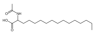 2-acetamidohexadecanoic acid Structure