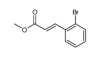 2-Propenoic acid, 3-(2-bromophenyl)-, methyl ester structure