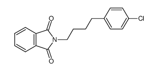 2-(4-(4-chlorophenyl)butyl)isoindoline-1,3-dione结构式