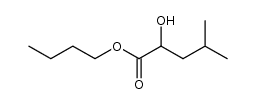 2-Hydroxy-4-methyl-pentansaeure-butylester结构式