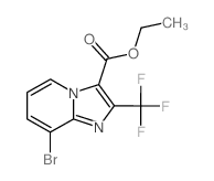 Ethyl 8-bromo-2-(trifluoromethyl)imidazo-[1,2-a]pyridine-3-carboxylate picture