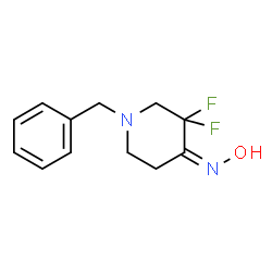 1-benzyl-3,3-difluoropiperidin-4-one oxime structure