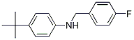 4-tert-Butyl-N-(4-fluorobenzyl)aniline structure