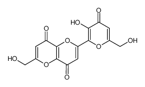 2-(3-hydroxy-6-hydroxymethyl-4-oxo-4H-pyran-2-yl)-6-hydroxymethyl-pyrano[3,2-b]pyran-4,8-dione Structure