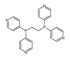 2-dipyridin-4-ylphosphanylethyl(dipyridin-4-yl)phosphane Structure