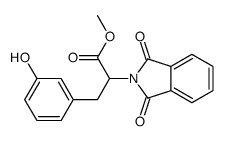 2-Phthalimidyl-3-(3hydroxyphenyl)propionic Acid Methyl Ester structure