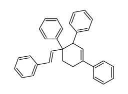 1,3,4-Triphenyl-4-[(E)-styryl]-1-cyclohexen Structure