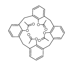 25,26,27,28-O-tetraacetylcalix[4]arene结构式