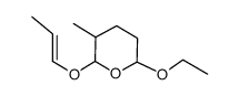 2H-Pyran,6-ethoxytetrahydro-3-methyl-2-(1-propenyloxy)-(9CI) picture