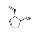 (1RS,2RS)-2-ethenylcyclopent-3-en-1-ol Structure