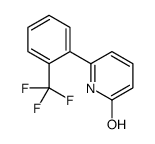 6-[2-(trifluoromethyl)phenyl]-1H-pyridin-2-one结构式