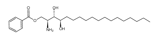 (2S,3S,4R)-2-amino-1-benzoyloxy-octadecane-3,4-diol Structure