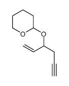 2-hex-1-en-5-yn-3-yloxyoxane结构式