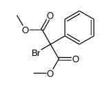 dimethyl 2-bromo-2-phenylpropanedioate结构式