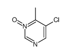 Pyrimidine, 5-chloro-4-methyl-, 3-oxide (9CI) picture