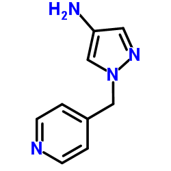 1-(pyridin-4-ylmethyl)-1H-pyrazol-4-amine Structure