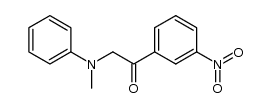 2-(methyl(phenyl)amino)-1-(3-nitrophenyl)ethanone Structure