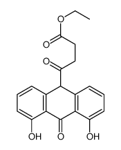 carbethoxy propionyldithranol Structure