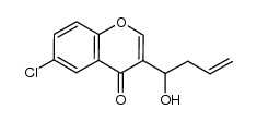 6-chloro-3-(1-hydroxybut-3-en-1-yl)chromone结构式