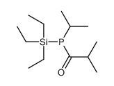 2-methyl-1-[propan-2-yl(triethylsilyl)phosphanyl]propan-1-one Structure