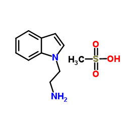 2-(1H-indol-1-yl)ethanamine Methanesulfonate结构式