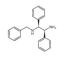 (1S,2S)- 1,2-diphenyl-N-(phenylmethyl)-1,2-Ethanediamine structure