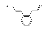 3-[2-(Formylmethyl)phenyl]-2-propenal Structure