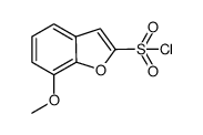 7-Methoxy-benzofuran-2-sulfonyl chloride结构式