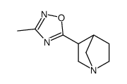 5-(1-azabicyclo[2.2.1]heptan-3-yl)-3-methyl-1,2,4-oxadiazole Structure