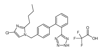 Deshydroxymethyl Losartan Trifluoroacetate Salt Structure