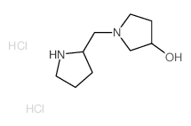 1-(2-Pyrrolidinylmethyl)-3-pyrrolidinol dihydrochloride结构式
