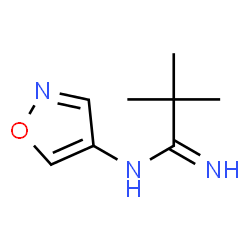 4-Isoxazolamine,N-[(1,1-dimethylethyl)carbonimidoyl]-(9CI)结构式