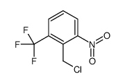 2-(chloromethyl)-1-nitro-3-(trifluoromethyl)benzene Structure