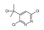 3,6-dichloro-4-(2-chloropropan-2-yl)pyridazine结构式