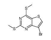 7-bromo-2,4-bis(methylthio)thieno[3,2-d]pyrimidine Structure