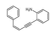 2-(4-phenylbut-3-en-1-ynyl)aniline Structure