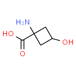 1-amino-3-hydroxycyclobutane-1-carboxylic acid Structure