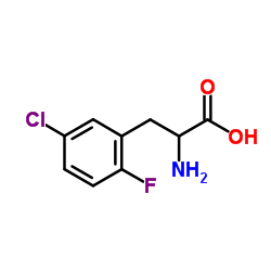 3-Chloro-6-fluorophenylalanine结构式