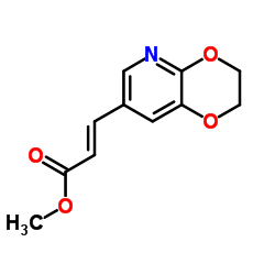(E)-3-(2,3-二氢-[1,4]二恶英-[2,3-b]吡啶-7-基)丙烯酸甲酯图片