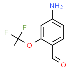4-Amino-2-(trifluoromethoxy)benzaldehyde结构式