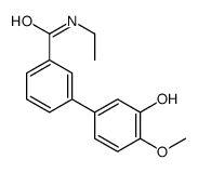 N-ethyl-3-(3-hydroxy-4-methoxyphenyl)benzamide结构式