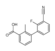 3-(3-cyano-2-fluorophenyl)-2-methylbenzoic acid结构式