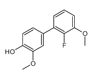 4-(2-fluoro-3-methoxyphenyl)-2-methoxyphenol结构式