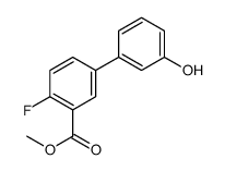 methyl 2-fluoro-5-(3-hydroxyphenyl)benzoate Structure