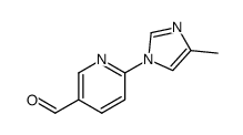 6-(4-methyl-1H-imidazol-1-yl)nicotinaldehyde结构式